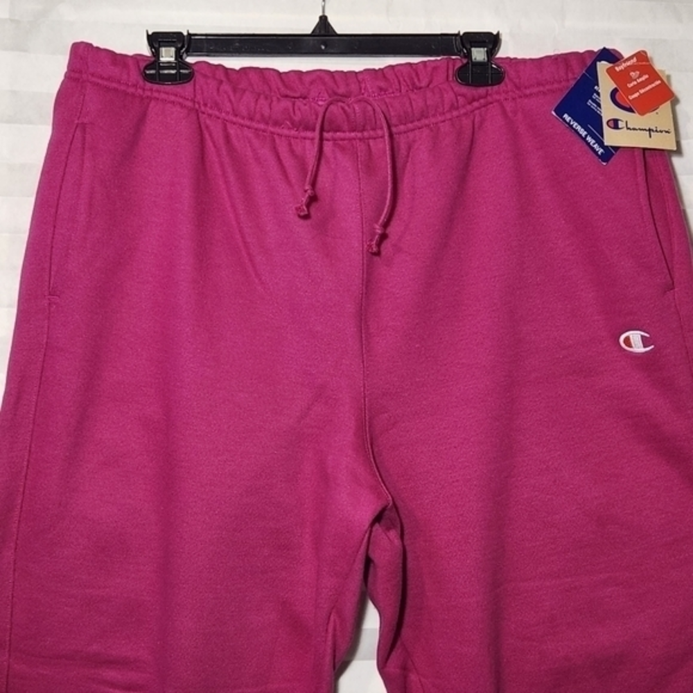 Champion Reverse Weave Boyfriend Joggers XXL NWT Embroidered Logo Drawstring